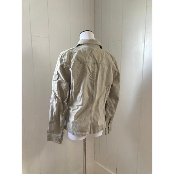 Crazy Horse Khaki Buttondown Jacket, Size M - Picture 3 of 5